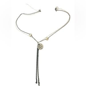 Boho Necklace with Inspirational Charm